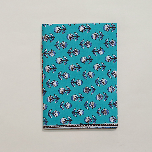 A5-Sky blue floral journal 