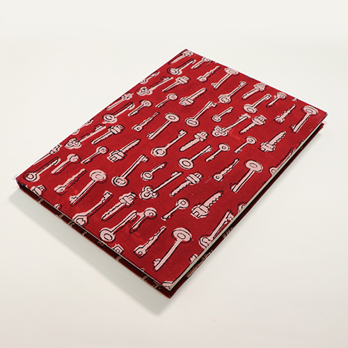 Red key print journal 